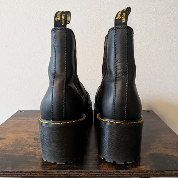 Dr. Martens Rometty Heeled Platform Chelsea Boots - Picture 10 of 13